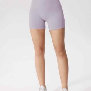 Quần short chạy bộ màu hồng cho nữ vừa vặn thoải mái Ruxi