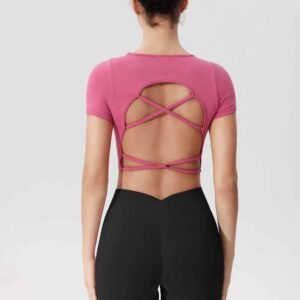 Quần short tập luyện họa tiết da báo cho nữ Ruxi vn3081
