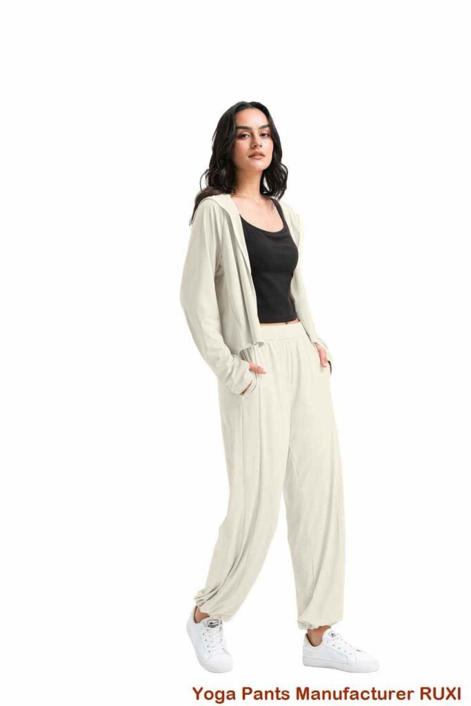 Quần tập yoga bootcut co giãn cạp cao cho nữ Ruxi vn1018