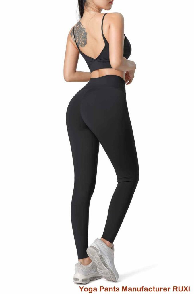 Quần tập yoga cạp chữ V cho nữ Ruxi vn378
