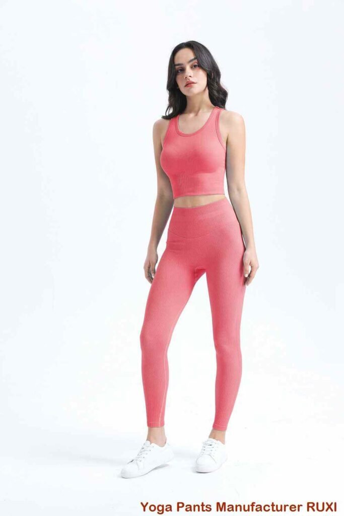 Quần tập yoga Capri cotton thoải mái vừa vặn Ruxi vn383