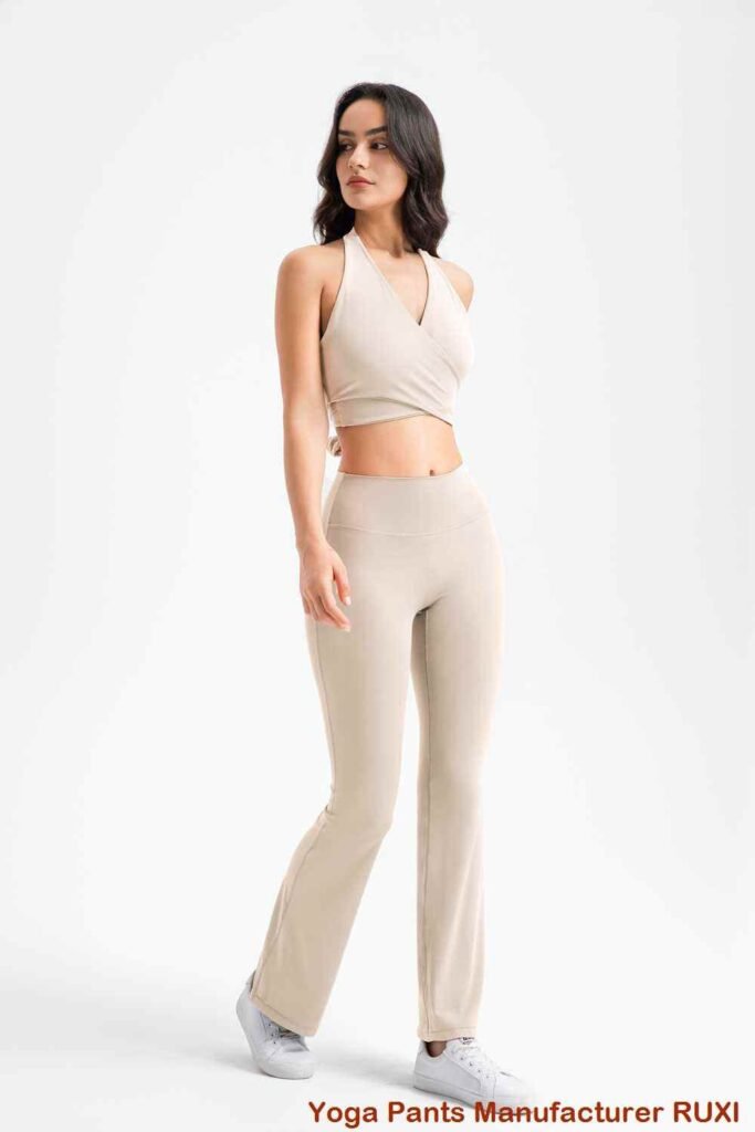 Quần tập yoga gấp gọn bằng cotton thoải mái vừa vặn Ruxi