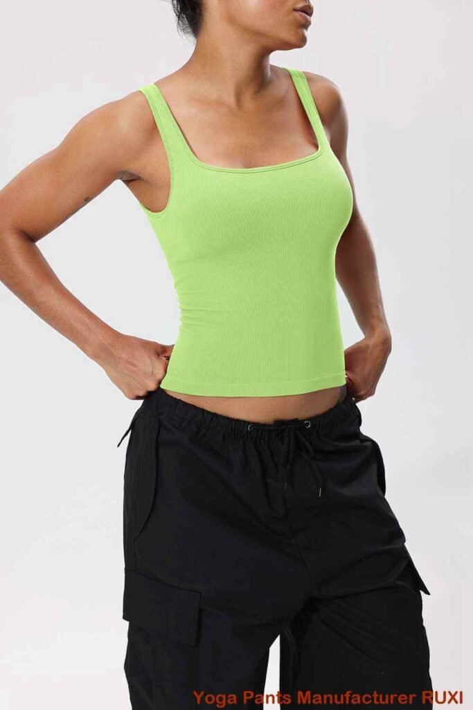 Quần legging cạp cao định hình mông không đường may Ruxi