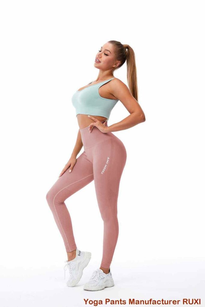 Quần Yoga Xanh Navy Có Túi Ruxi vn1173