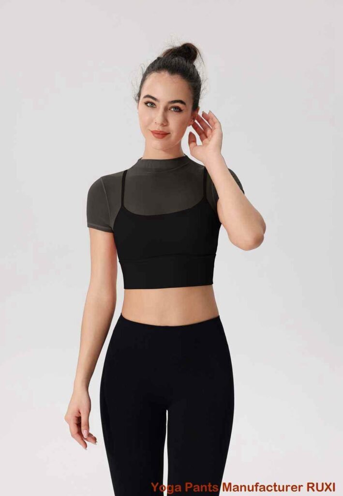 Quần legging tập yoga ngắn thoải mái cho nữ Ruxi vn913