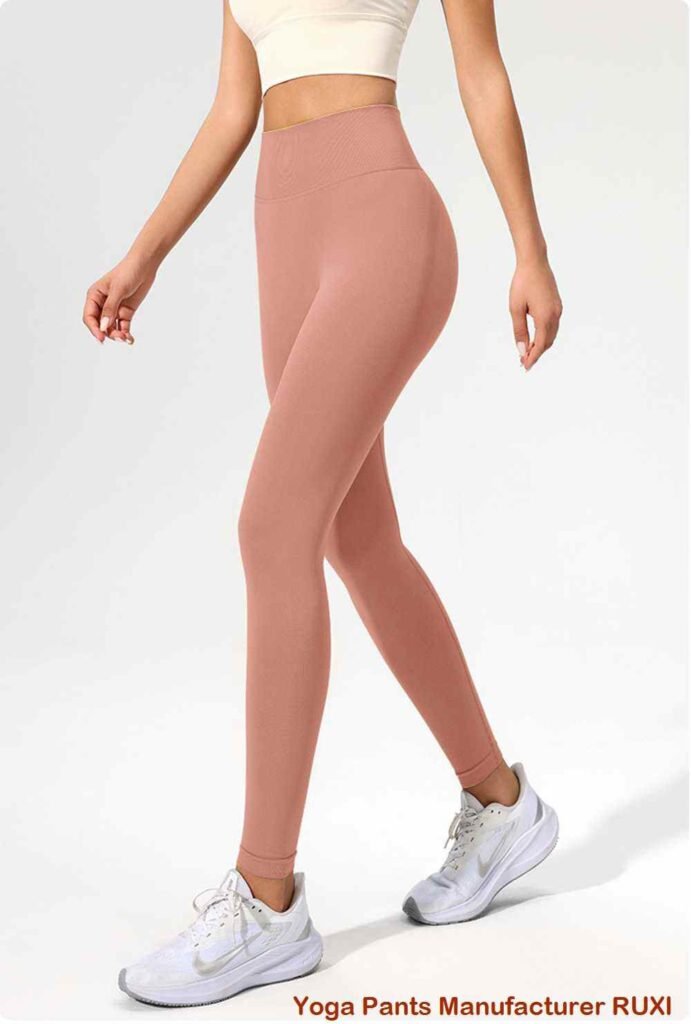 Quần tập yoga lưng cao Crossover dành cho nữ Ruxi vn919