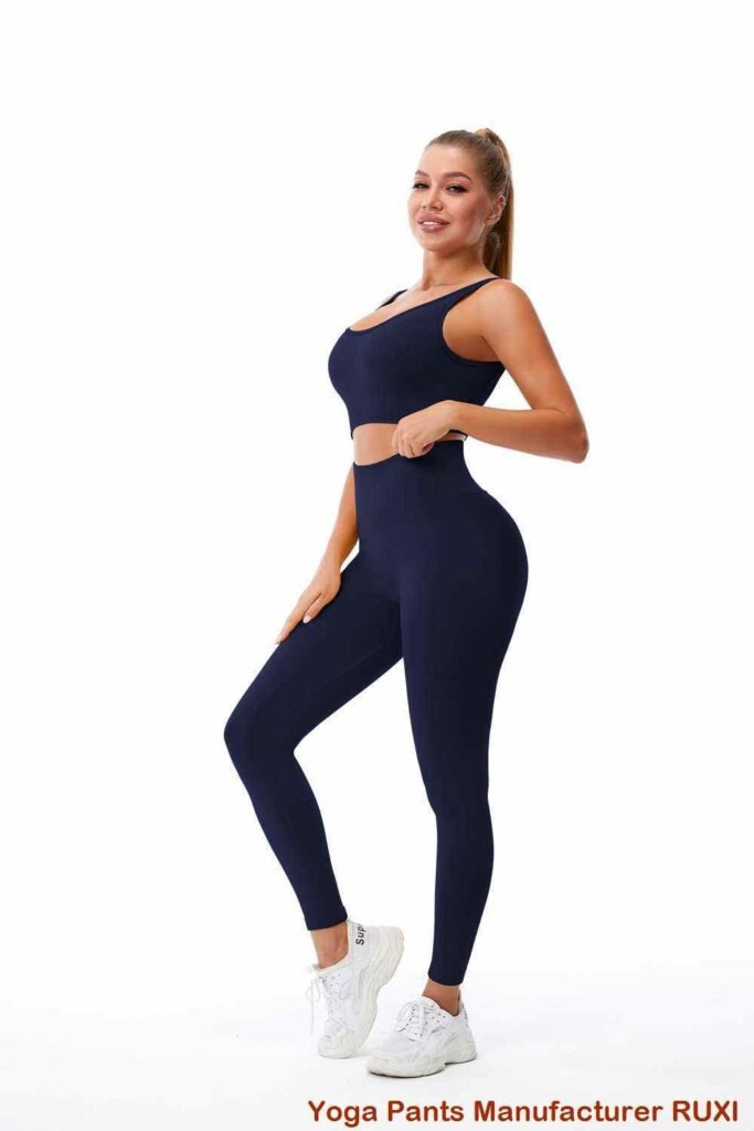 Quần Yoga Cổ Điển Màu Đen Cho Nữ Ruxi vn684