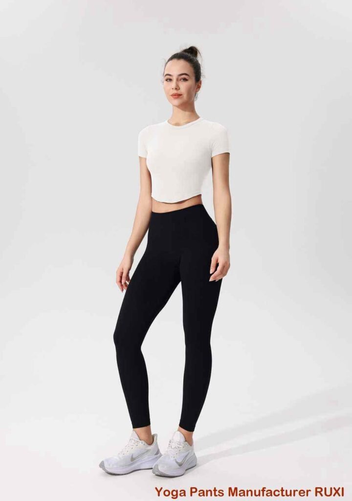 Quần legging lót lông cừu ấm áp có túi bên hông Ruxi vn588