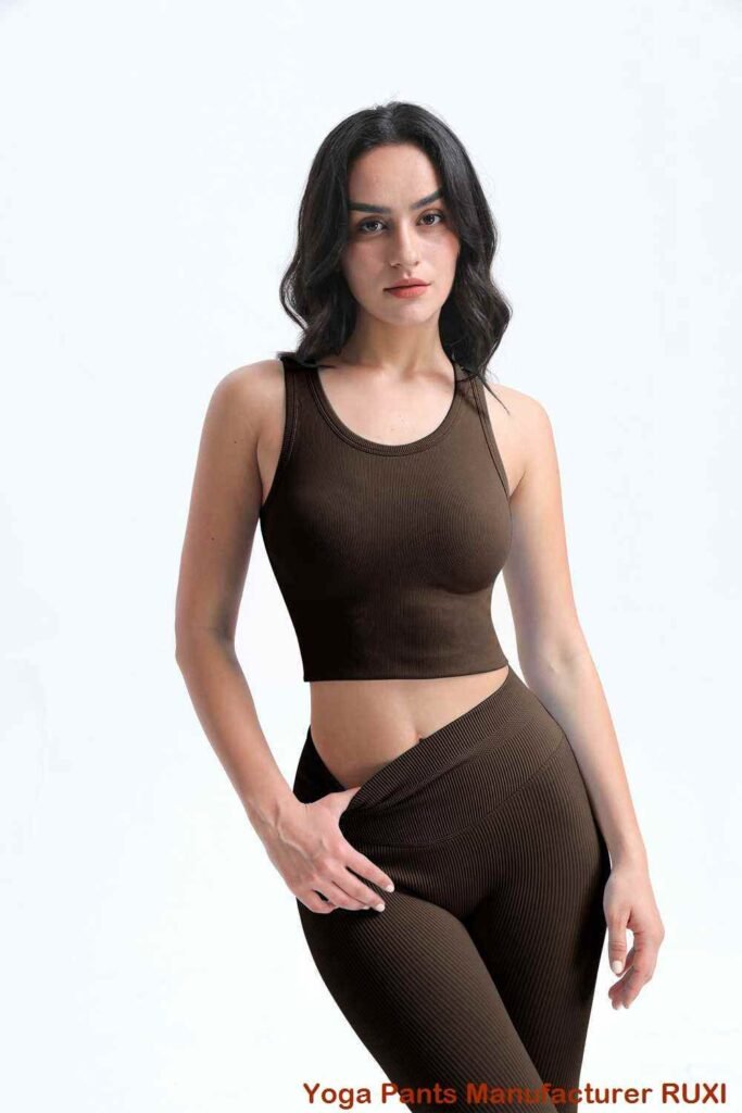 Quần legging tập yoga cạp cao thân thiện với môi trường