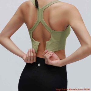 Quần short yoga lưng cao màu đen dành cho nữ Ruxi vn3795