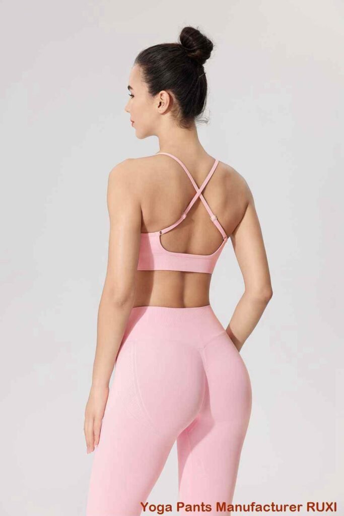 Quần short tập yoga cạp cao có túi bên hông Ruxi vn728