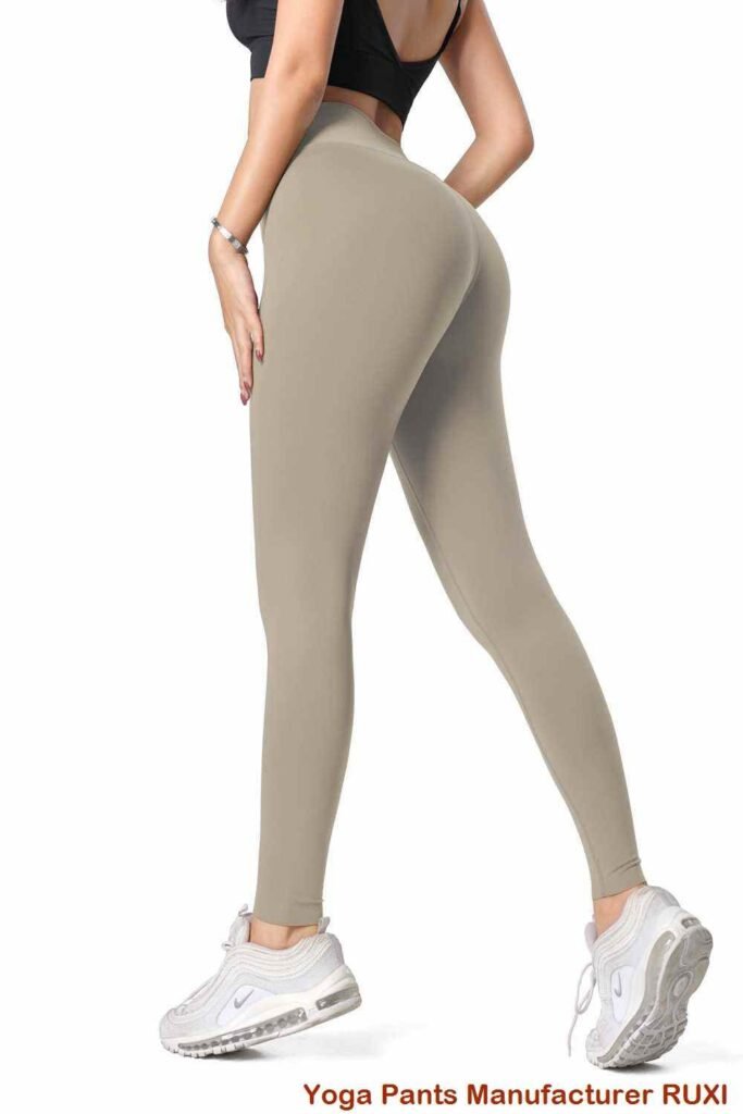 Áo ngực thể thao không đường may Khaki dành cho nữ Ruxi