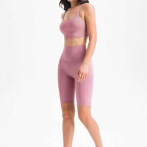 Quần short bóng chuyền Spandex màu tím dành cho nữ Ruxi