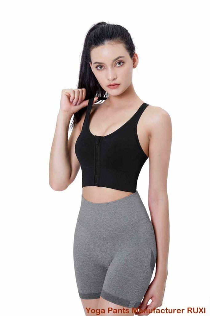 Quần legging ống loe cotton màu xám dành cho nữ Ruxi vn678