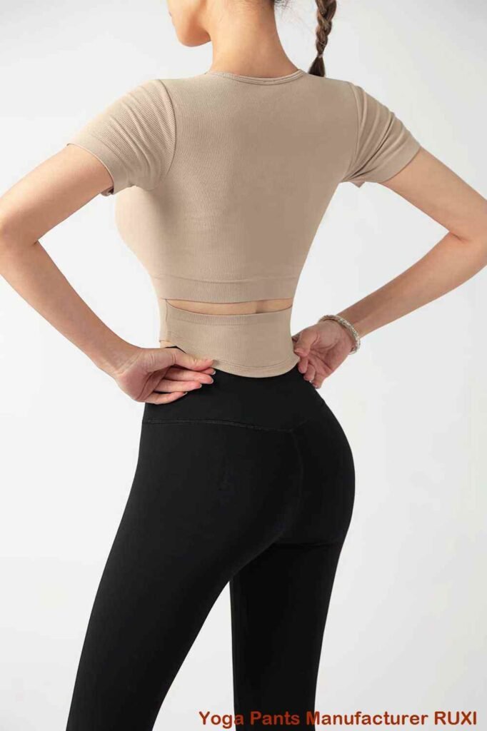 Quần bó tập yoga cạp cao cho nữ tập thể hình Ruxi vn1019
