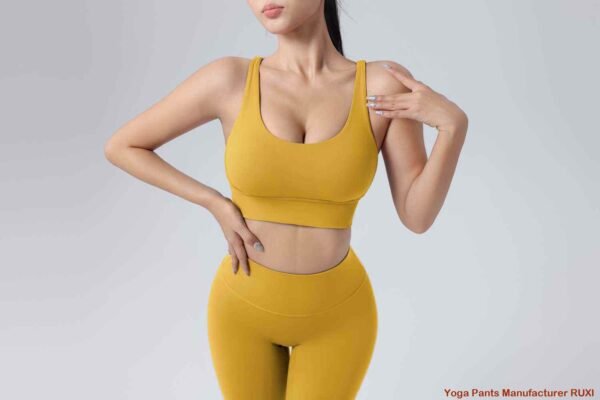 Quần short tập yoga polyester thoáng khí dành cho nữ Ruxi