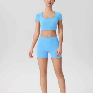 Quần short yoga nữ cơ bản phổ biến Ruxi vn3837