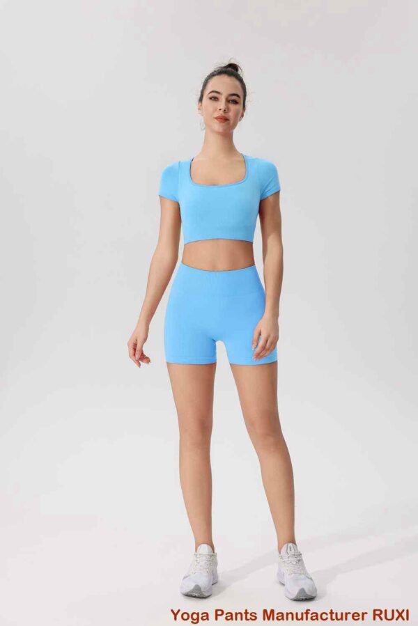 Quần short yoga nữ cơ bản phổ biến Ruxi vn3837