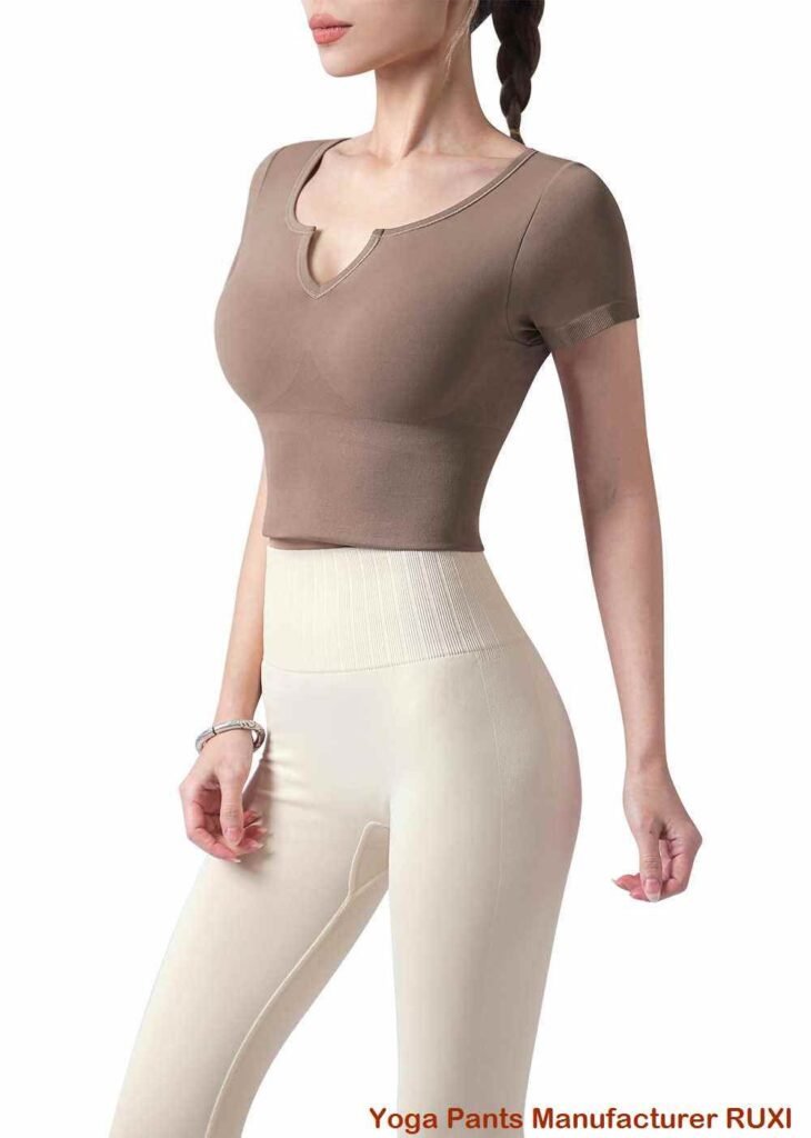 Áo ngực không đường may Khaki thoải mái để mặc hàng ngày