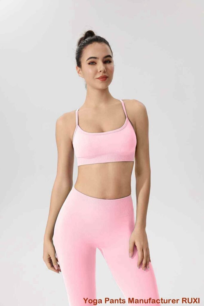 Áo ngực Yoga có đệm hỗ trợ thoải mái khi tập luyện Ruxi