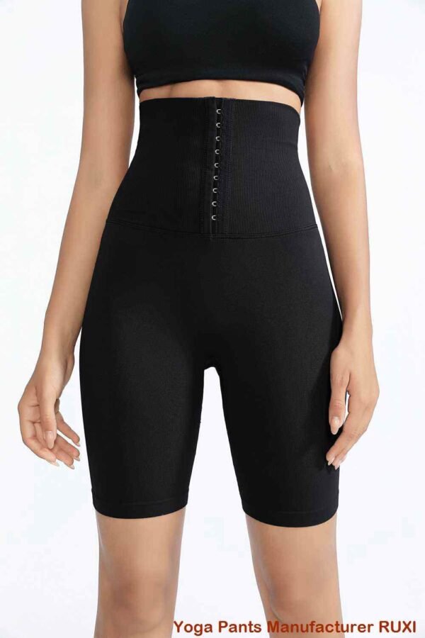 Quần short tập yoga cạp cao có họa tiết Ruxi vn3889