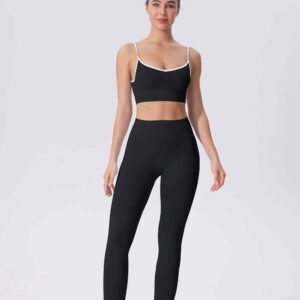 Quần short đạp xe màu đen trắng cho nam nữ Ruxi vn3383