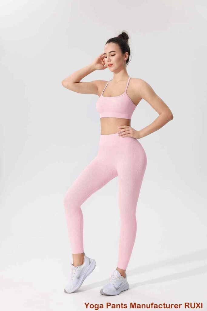 Quần Yoga Cạp Cao Dài 7 8 Ruxi vn409