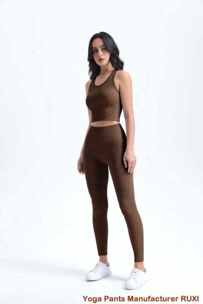 Quần tập yoga cotton bootcut cho nữ Ruxi vn1104