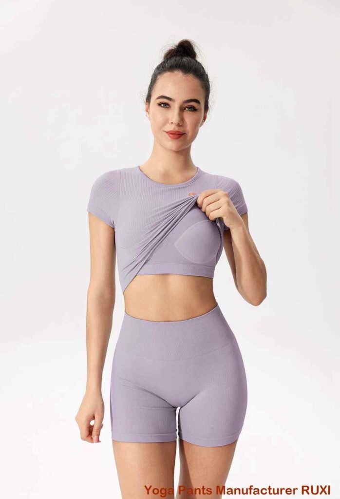 Quần tập yoga cạp cao họa tiết Galaxy Ruxi vn984